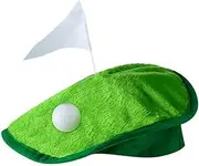 [Xinhuju] Lawn Green Beret for Golf - Golfer Beret, Golf Beret, Funny Golf Hats, Golf Party Headwear, Hole in 1 Golfer Berets for Men and Women, Single attributes, Siehe Beschreibung