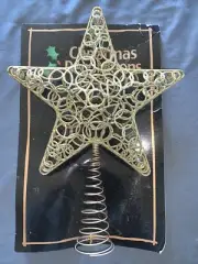3D Glitter Gold Star ⭐ Christmas Tree Topper (New)