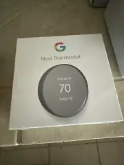 Google Nest Programmable Smart Wi-Fi Thermostat - Black (GA02180-US)