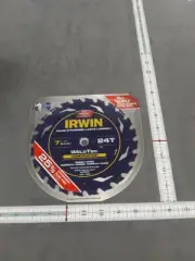 Irwin Tools Marathon 24T WeldTec Cordless Circular Saw Blade 7 1/4"