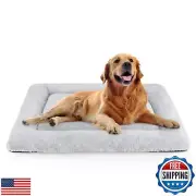 SIWA MARY Dog Bed Mat Soft Crate Pad Washable Anti-Slip Mattress for Large Me