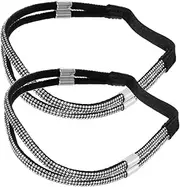 [DEARMAMY] Elegant Rhinestone Heels Straps Anti-loose Shoe Straps for Women Adjustable Elastic Straps Fashionable Heel Straps for Dance and Walk
