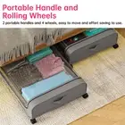 J 2 Pack Under Bed Storage Container With Lids And Wheels Multifunctional Ho 4