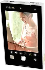Magnetic Vlog Selfie Screen, 3.97in Phone Rear Camera Monitor with Remote Control, 4K Video Recording, Full View Angle, Adjustable Brightness