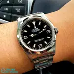 勞力士 14270 ROLEX 探1 T25面 探險家 黑色面盤 停產 非 114270 214270 16570 21