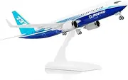 Joylluoan 1:130 Model Boeing 737 Model Plane Alloy Diecast Airplanes Model Airplane