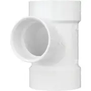 Charlotte Pipe 2 In. x 1-1/2 In. X 2 In. Reducing Sanitary PVC Tee Pack of 25