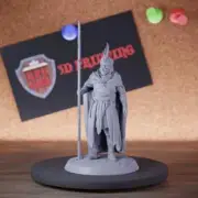 Desert Lord Miniature Fighter Mini Dungeons and Dragons DnD 5e TTRPG Pathfinder