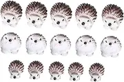 Generic 15pcs Mini Hedgehog Crafts Cute Hedgehog Figurines for Home Office Garden Decor Durable and Safe for Creative Landscape Design