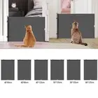 Retractable Dog Gate Cat Door Barrier Fence for Hallways Deck Doorways