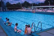 4x6 Glossy Color Art Print 1977 Grossinger's Pool In Liberty, New York