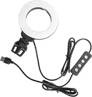 Denash Ring Light, LED Circle Light 4 Inch for Conferences for Online Education for Live Broadcast for Teaching