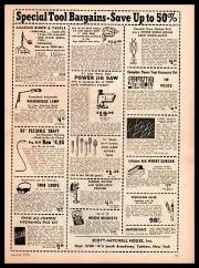 1958 Scott-Mitchell House Yonkers NY "Special Tool Bargains" Classified Print Ad