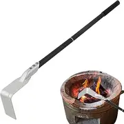 Pizza Oven Ash Rake | Charcoal Kettle Grill Pizza Oven Ash Rake,Long Handle Scraper Ash Scoop for Stove and BBQ - Charcoal Rake Pizza Oven Accessories