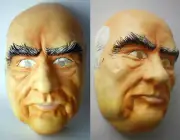 VINTAGE 80'S ANDREAS PAPANDREOU GREEK POLITICIAN MASK PASOK GREECE NEW
