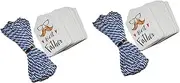 CALLARON 2sets 100pcs Father's Day Present Hangtag Creative Paper Labels with Moustache Glasses Design for Crafting Bookmarking and Party Favors for Celebrating Dad 100pcs*2