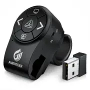 AMERTEER Wireless Presentation clicker for PowerPoint Presentations, RF 2.4GH...
