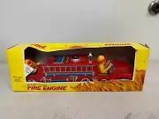 Fire Engine #1 Truck Modern Toys Tin Litho W/Box Amico Japan