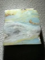 Andean Peruvian Blue Opal Slab, 29 grams. Polished. USA produced- origin : Peru