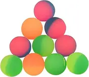 ERINGOGO 24pcs Floating Bouncing Balls Double Color Dull Polish for Mixed Color Outdoor Portable Fun for Parties and Beach Activities