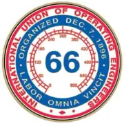 Operating Engineers Medallion for Box Cremation Urn/Flag Case - 3 Inch Diameter