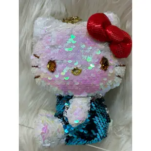 日本進口Hello Kitty亮片娃娃收藏品