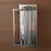 Pavillion Exterior Wall Light Antique Silver Brass - ELPIM31330AS