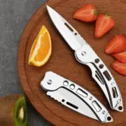 New Stainless Steel Folding Fruit Knife Peeling Slicing Knives Vegetable Fruit P