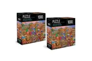 2PK 1000pc Crown Vivid Views Series Arabian Street 68.6cm Jigsaw Puzzle Toy 15y+