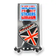 Guitar Pick Sticker British Flag Union Jack Quirky Fun Japan B-Side Label