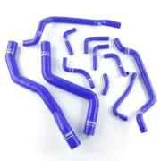Blue For 95-99 Mitsubishi Eclipse 2G GSX DSM 4G63T Radiator Coolant Heater Hoses (for: Mitsubishi)