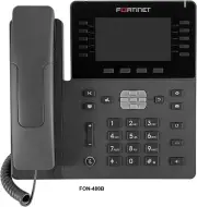 Fortinet FortiFone 480 FON-480B High end IP Phone with 4.3" Color Screen, 45K
