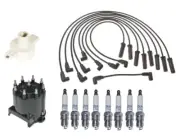 ACDelco Ignition Kit Distributor Rotor Cap Wire Spark Plugs .045" for GMC Chevy