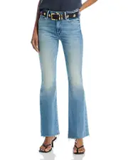 Mother The Weekender Fray Jeans in Glow Up