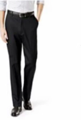 Men’s Dockers Signature Khaki Classic Fit Pants 38Wx 34L Stretch Black