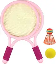 GANAZONO 1Set Badminton Racket Set Outdoor Sports Rackets Shuttlecocks for Aged to Enhance Athletic Skills and Hand Eye Coordination Fun Family Activity