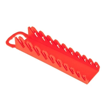 Ernst 5074 10 Tool GRIPPER Stubby Wrench Organizer-Red