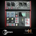 E-lektron AIM-66 Audio Mixer w/ 2x Mic Preamps, DSP Multi-FX & USB-Interface