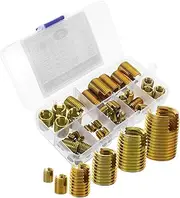 Metric Thread Repair Kit Pcs Carbon Steel Self Tapping Inserts Variety Sizes M- Easy Repair
