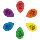 6 x Jim Dunlop Tortex Small Tear Drop Variety Gauge Guitar Picks 423R