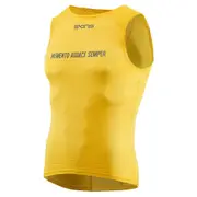SKINS Cycle/Cycling Men's Sleeveless M Thermoregulating Baselayer Tank Top Zest