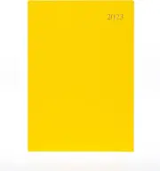 Essential A4 Day to Page 2023 Diary Yellow