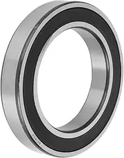 X AUTOHAUX 6019VV Deep Groove Ball Bearings P6 95x145x24mm Lubricated Bearings Double Rubber Seal Black Silver Tone Scooter Skateboard Wheel