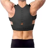 Othopedic Corset Back Correction Men Corrector Straight Shoulder Lumbar Support Protection Heat Belt