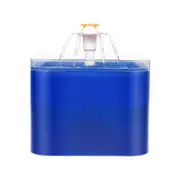 YES4PETS Automatic Electric Pet Water Fountain Dog Cat Water Feeder Bowl Dispenser W LED