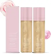 Sunglaze Sheer Setting Mist Sunscreen Spf 50, Broad Spectrum Shimmering Body Oil Mist, Hydrating Makeup-Friendly Glow Spray for Face & Body, Water-Resistant & Fast-Absorbing (2Pcs)