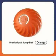 Rapidly Rechargeable Intelligent Jumping Ball Toy - Autonomous Self-Rolling & Teeth Cleaning Fun for Cats and Dogs - Gravity-Defying Interactive Pl...