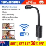 NEW Mini Spy Camera WiFi HD Hidden IP Night Vision Camcorder Home Security Cam`