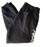 Neff “Weird Times” Logo Black Jogger Drawstring Sweatpants Men's Size XL NWT