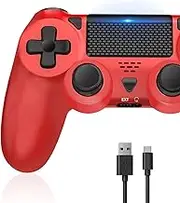 FOIRCEADAL Wireless Controller for Ps-4 Gamepad with 6-Axis Motion Sensor Turbo Touch Pad Joystick for Ps-4/pro/slim/PC
